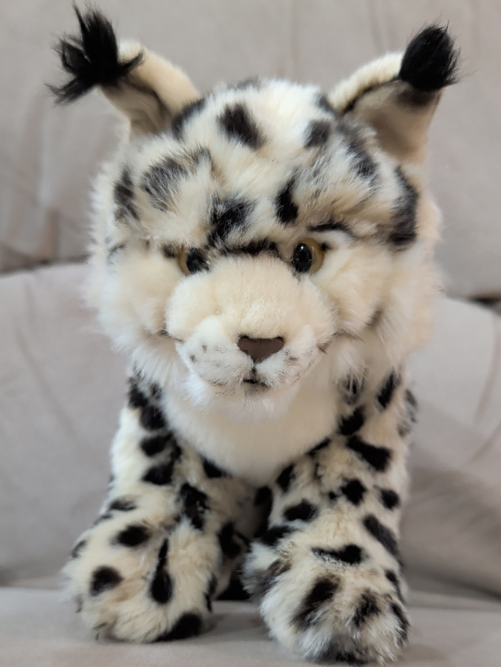 National Geographic Lynx Plush Toy 650021 Made In Italy By Lelly